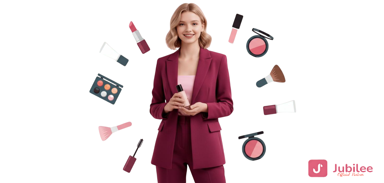 Private label beauty brand with Jubilee — cosmetics, lipstick, makeup dropshipping