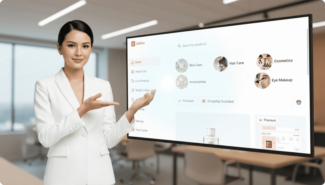 connecting the systemJUBILEE Dropshipping 